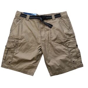 Iron Co Men Tan Stretch Carho Shorts Sz 40 Waist. New